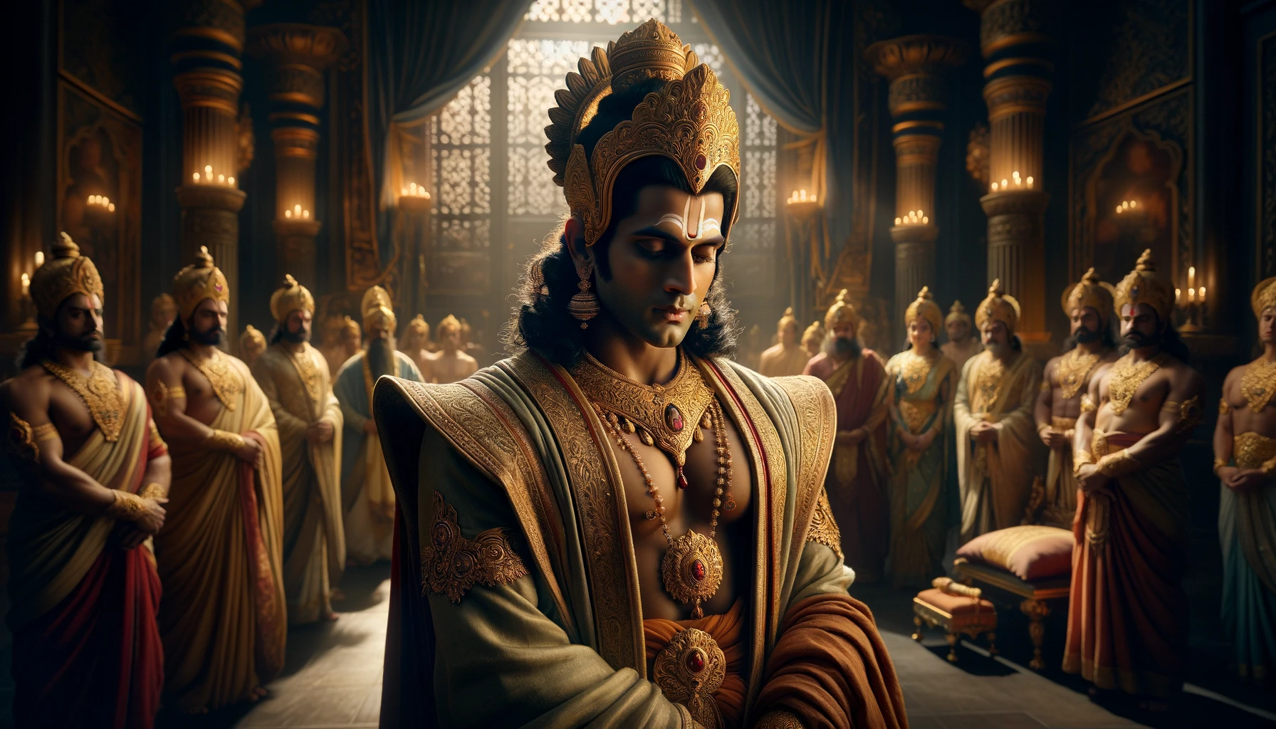 Rama Agrees to Go to the Forest